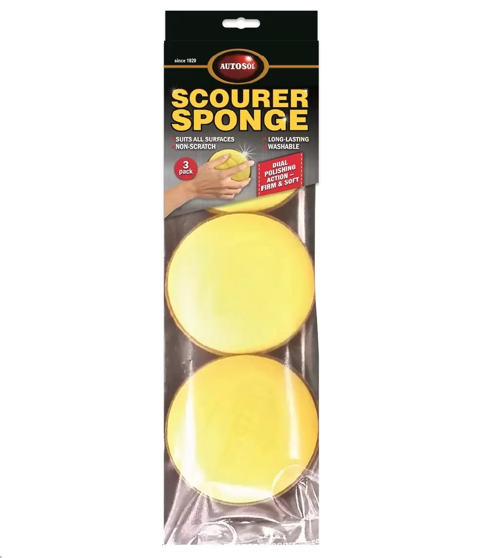 Scourer Sponge 3-pack